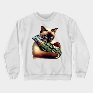 Cat and Grenade Crewneck Sweatshirt